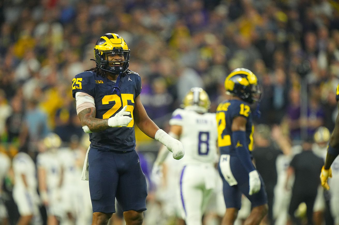 University of Michigan vs University of Washington, 2024 CFP National Championship