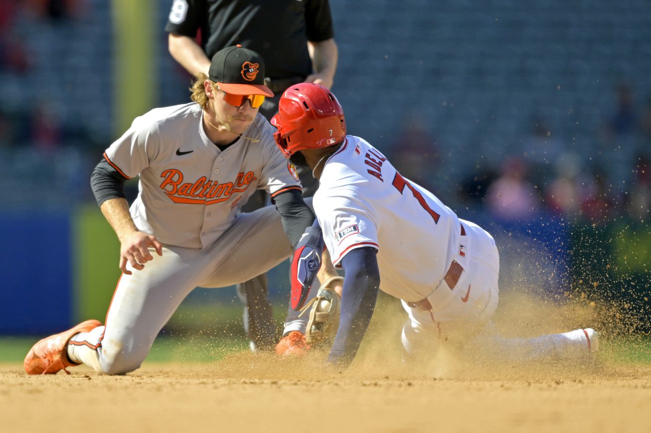 Baltimore Orioles v Los Angeles Angels