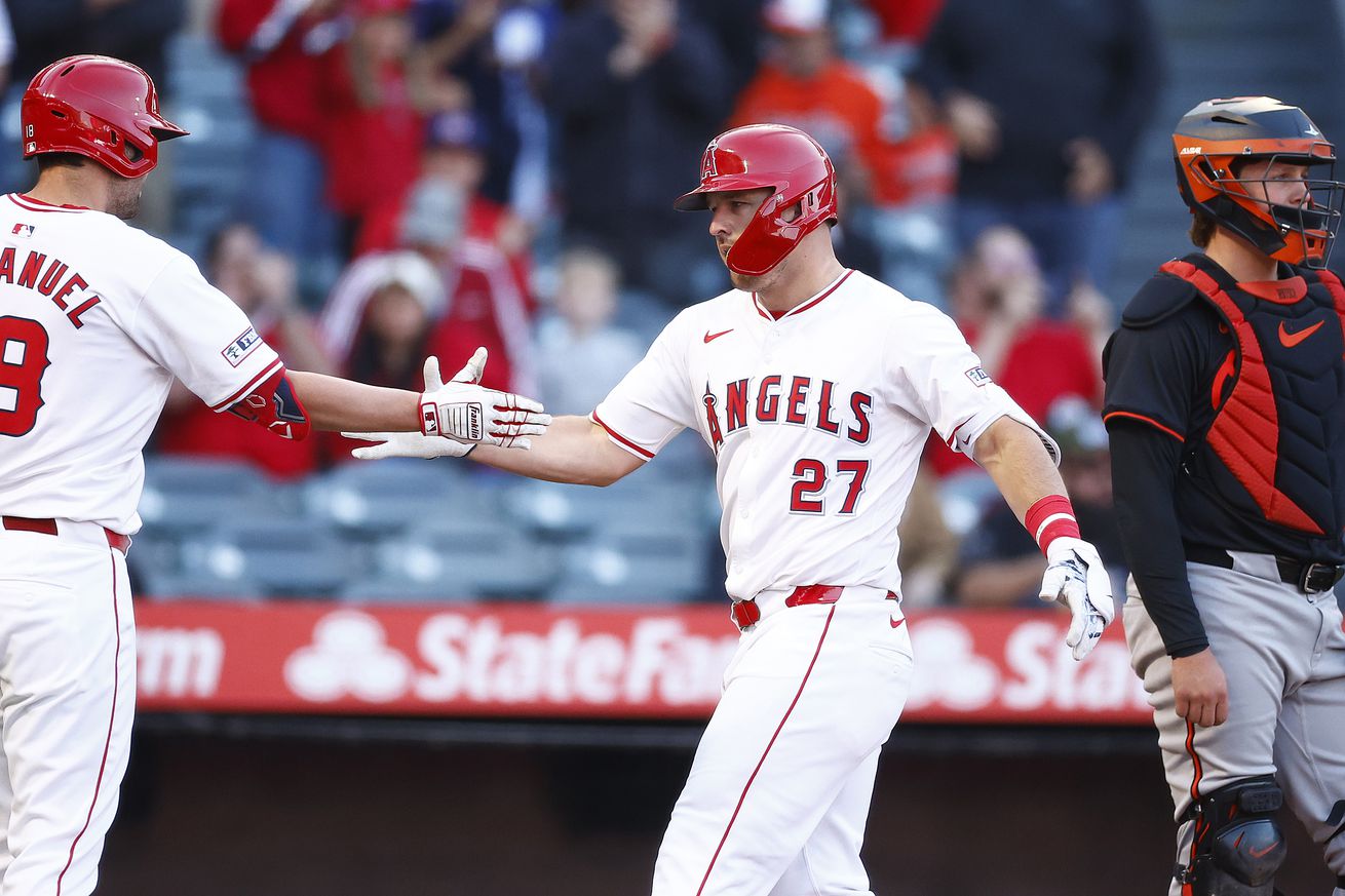 Baltimore Orioles v Los Angeles Angels