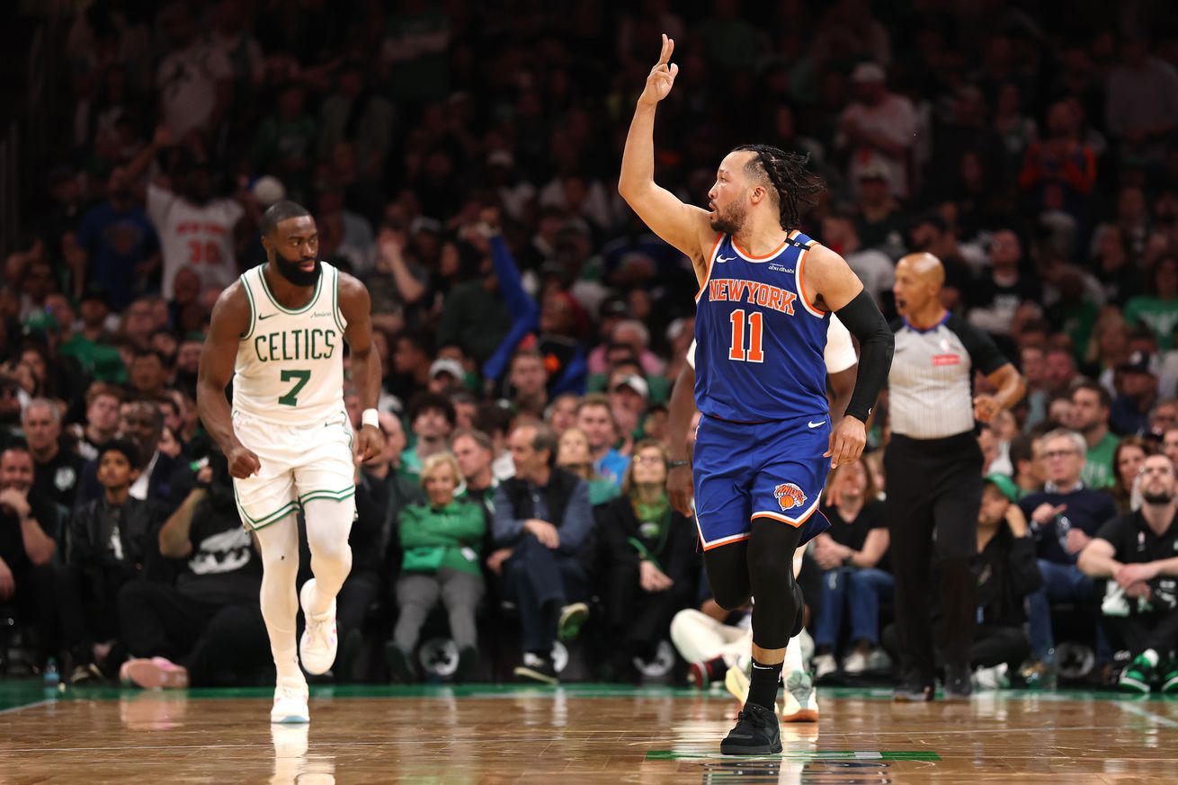 New York Knicks v Boston Celtics - Game One