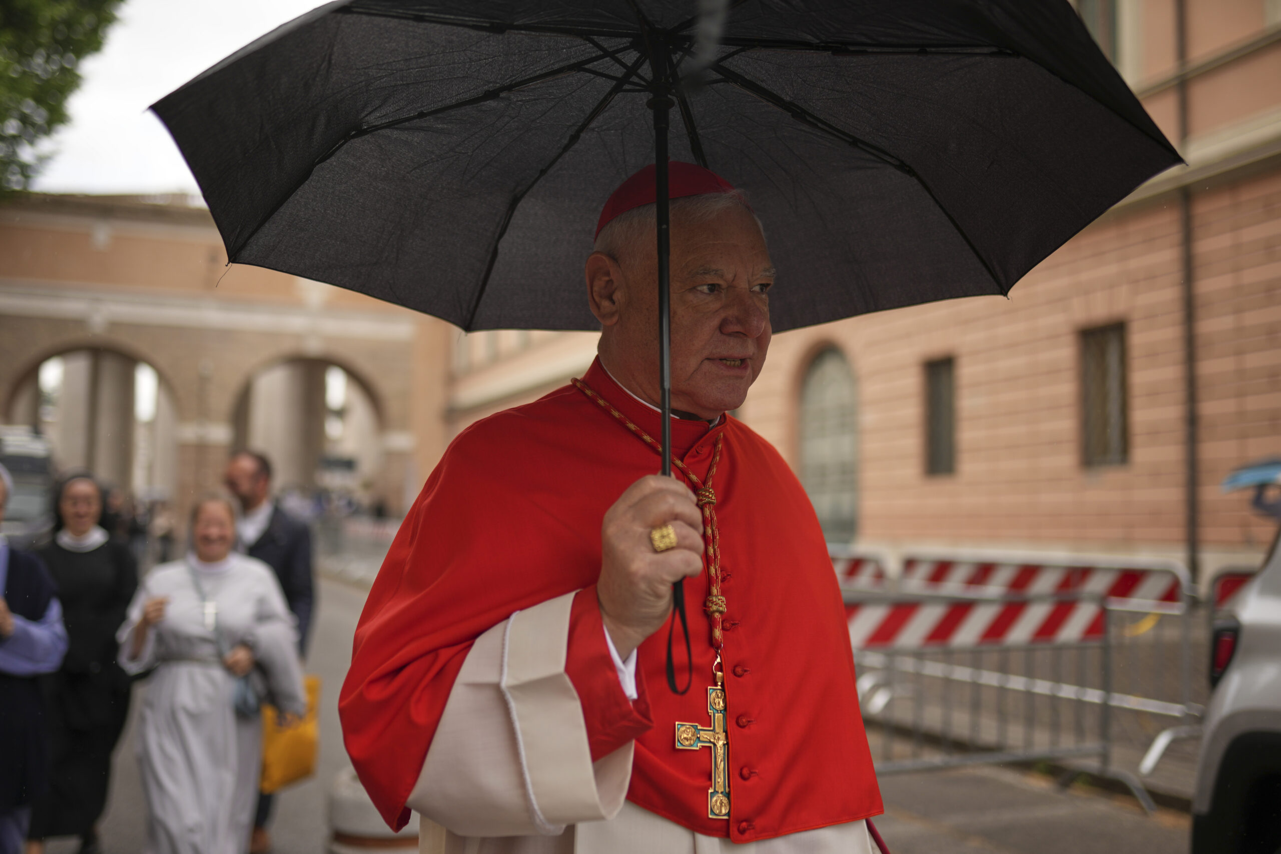 German cardinal Gerhard Ludwig Müller walks in St. Peter's Square