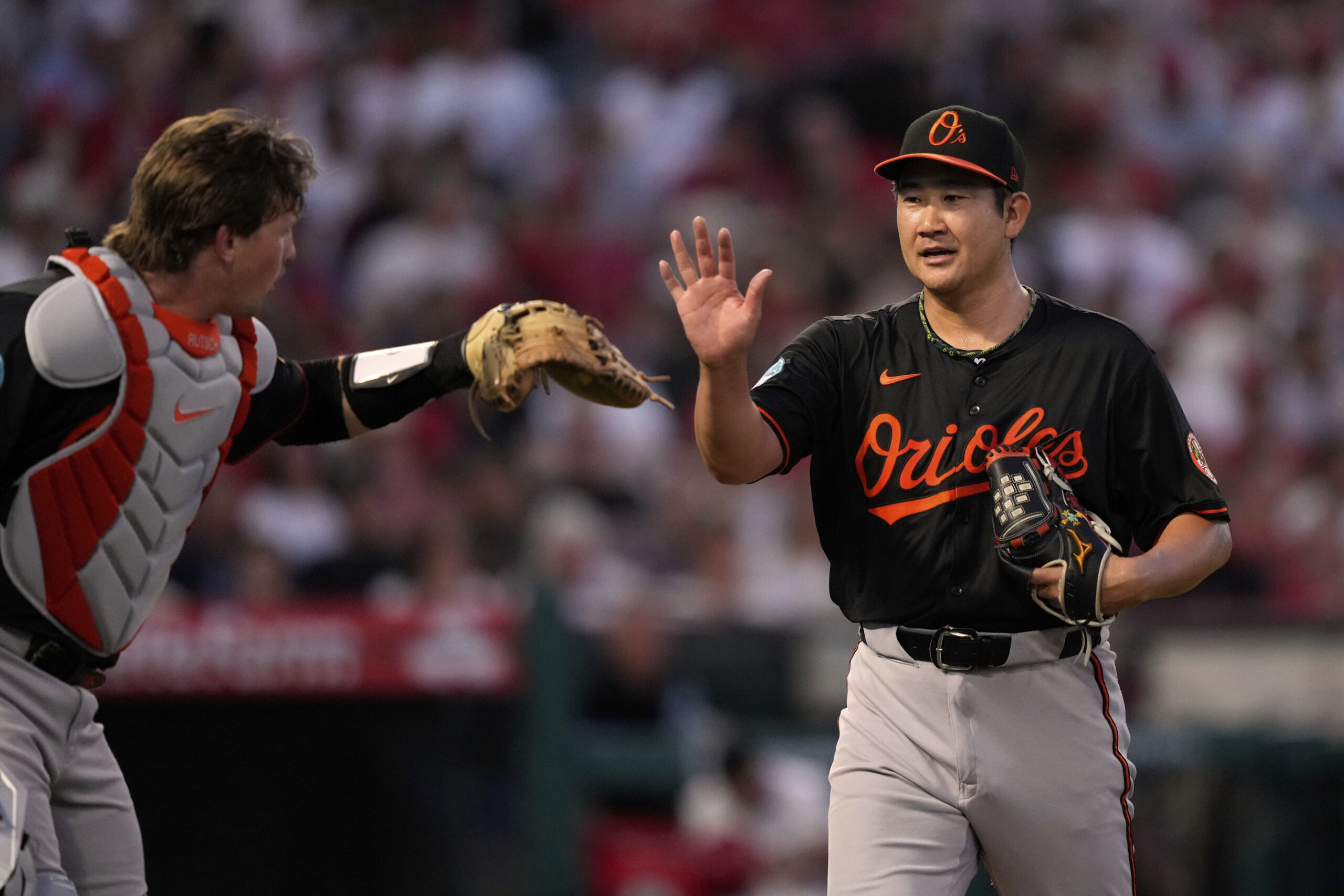 Orioles right-hander Tomoyuki Sugano was brilliant Friday against the Angels,...