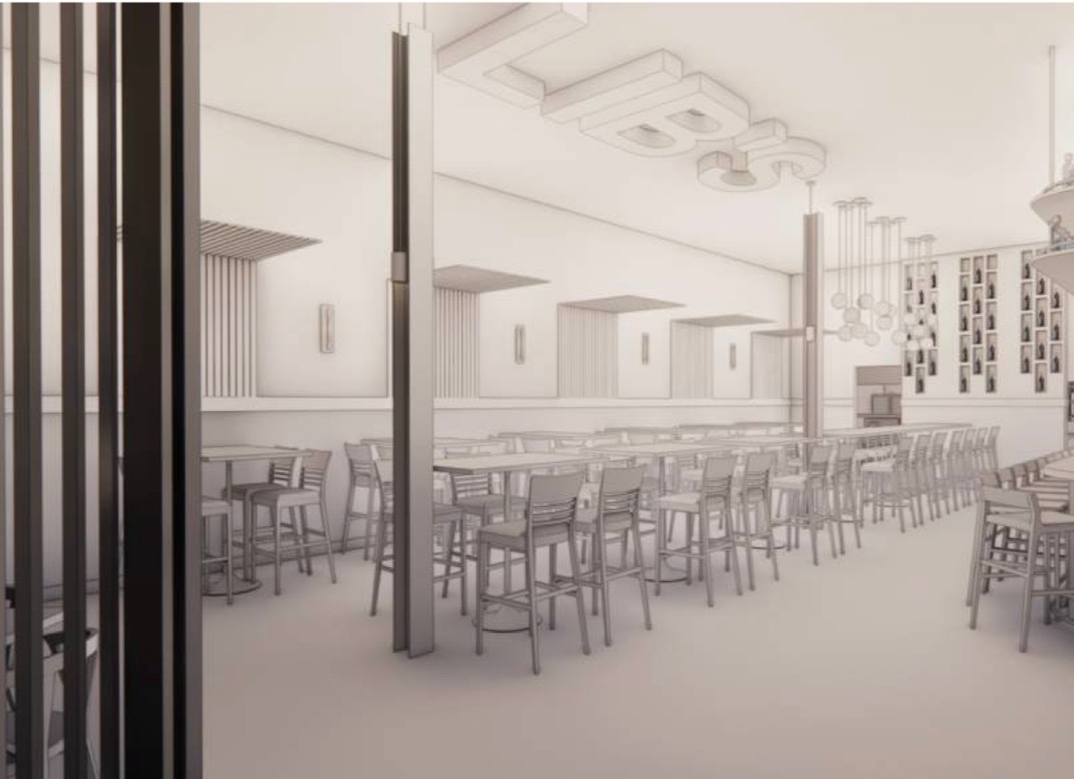 Preliminary renderings show the planned Liberatore’s restaurant in Ocean City....