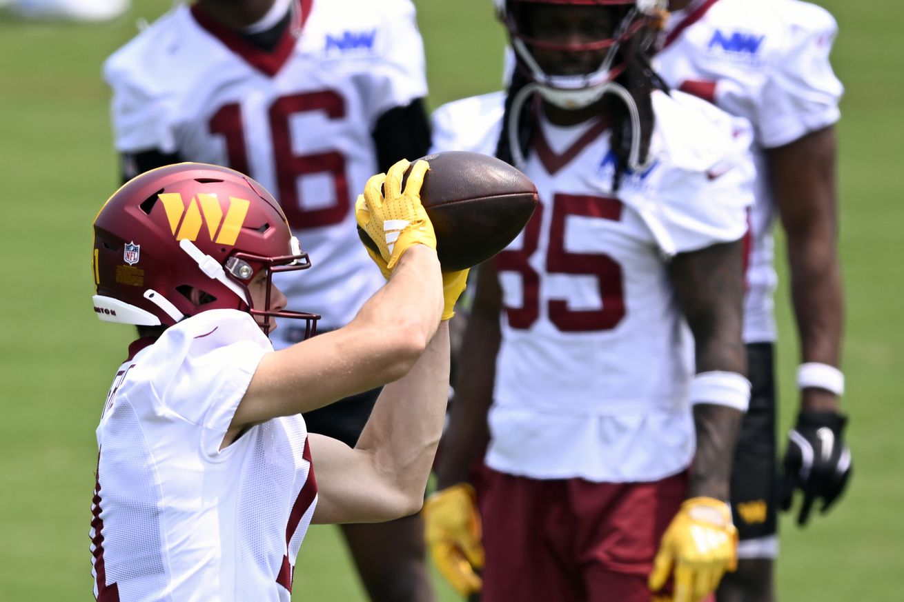 ASHBURN, VA - June 11: Washington Commanders wide receiver Luke