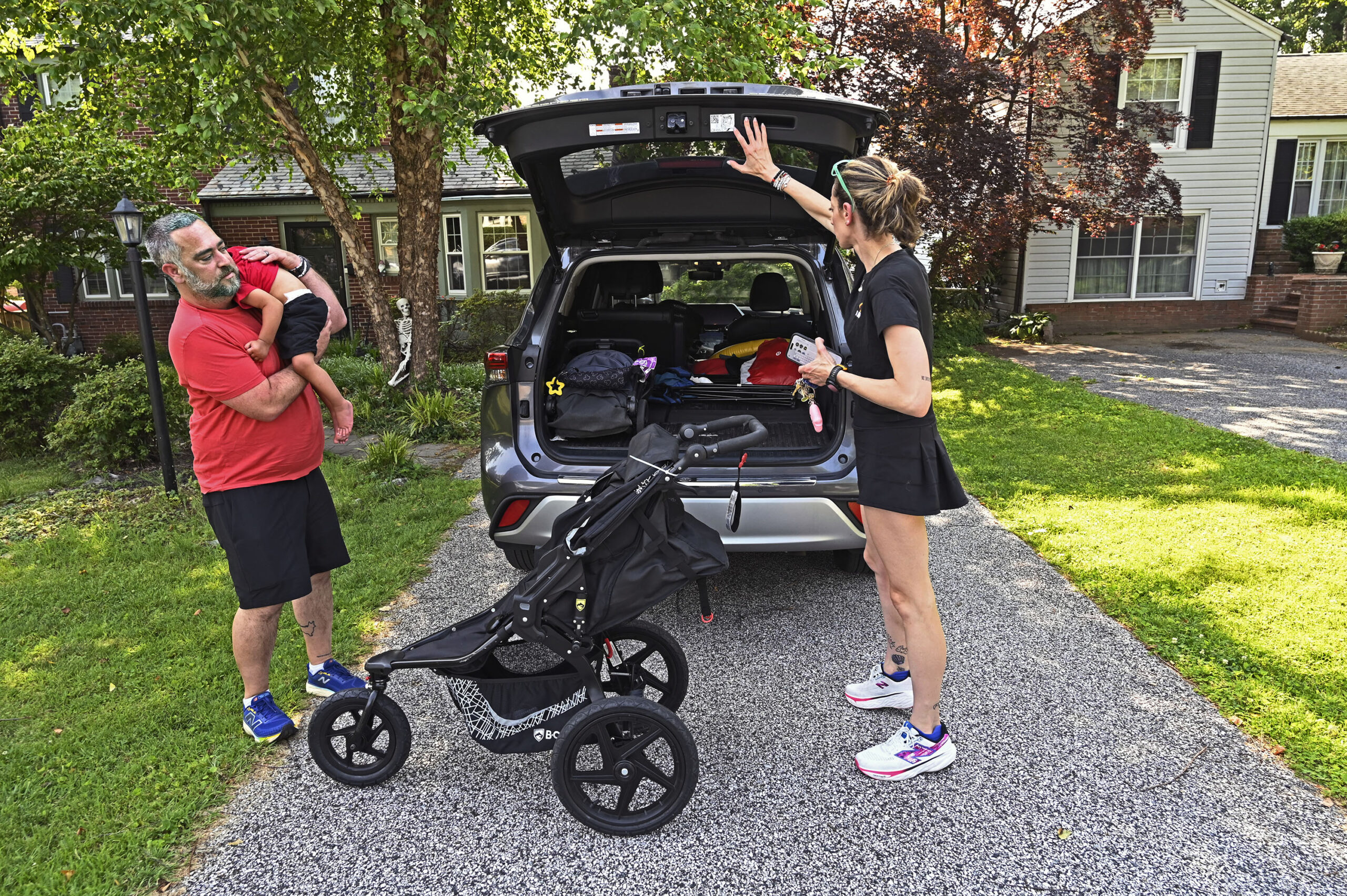 Michelle Gross Daichman, 42, life-long athlete, is preparing to run...