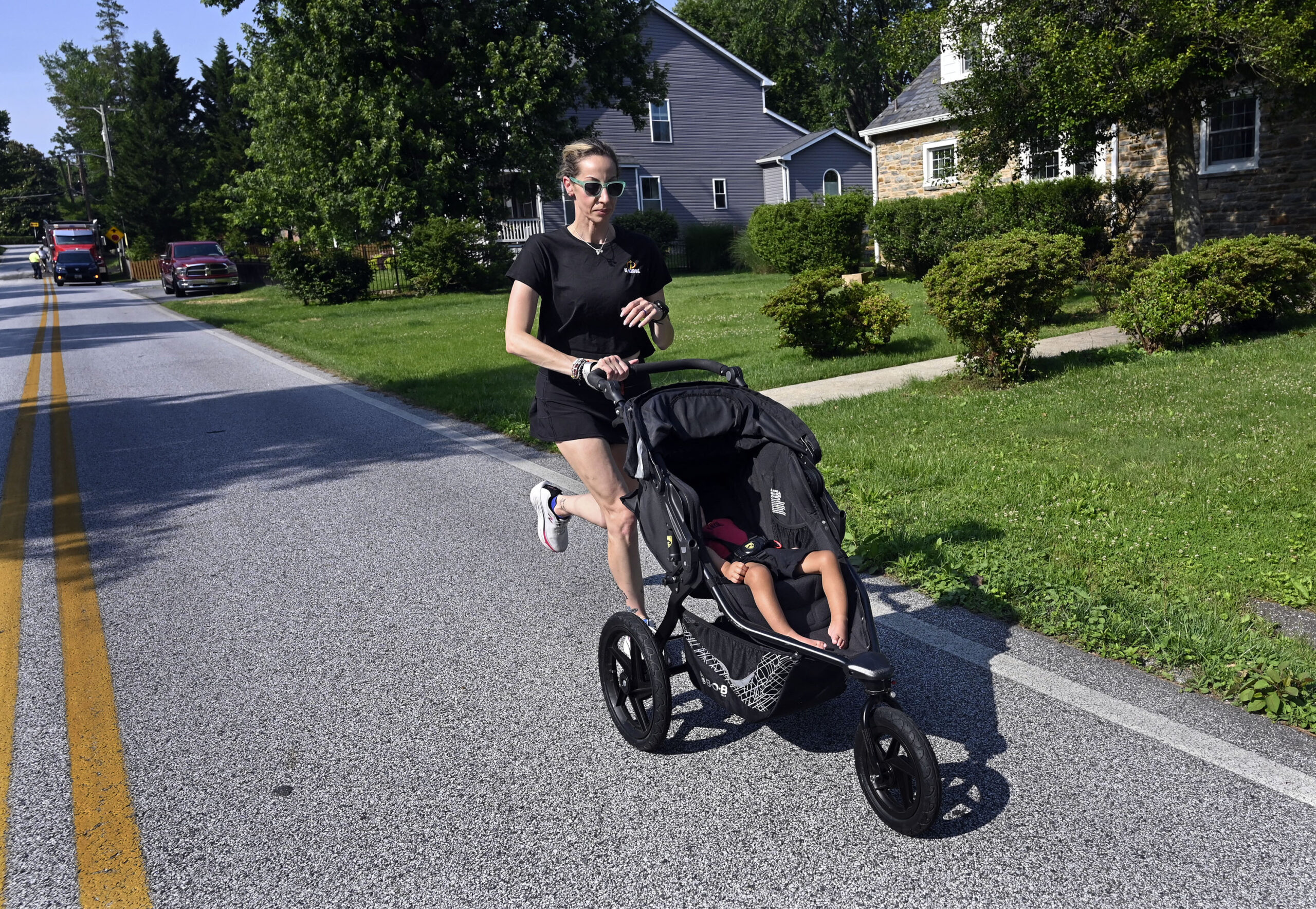 Michelle Gross Daichman, 42, life-long athlete, is preparing to run...