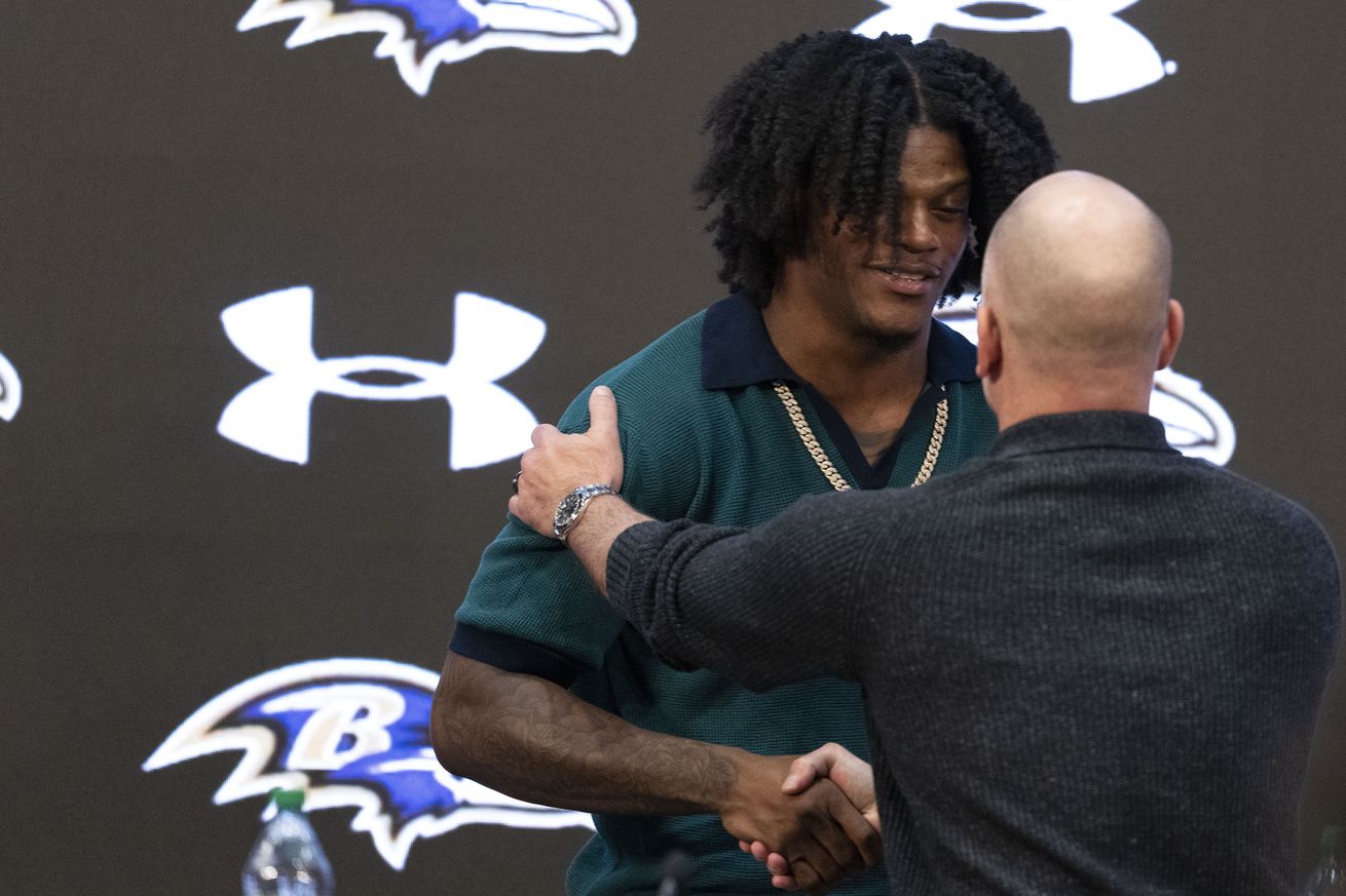 NFL: Baltimore Ravens-Lamar Jackson Press Conference