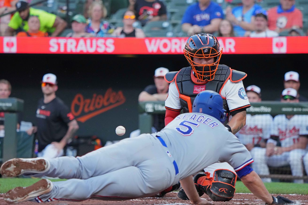 MLB: Texas Rangers at Baltimore Orioles