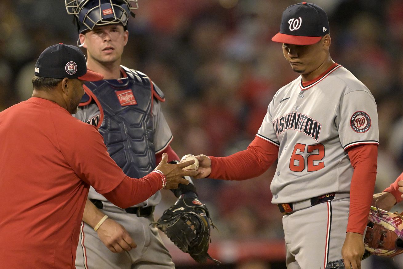 MLB: Washington Nationals at Los Angeles Angels