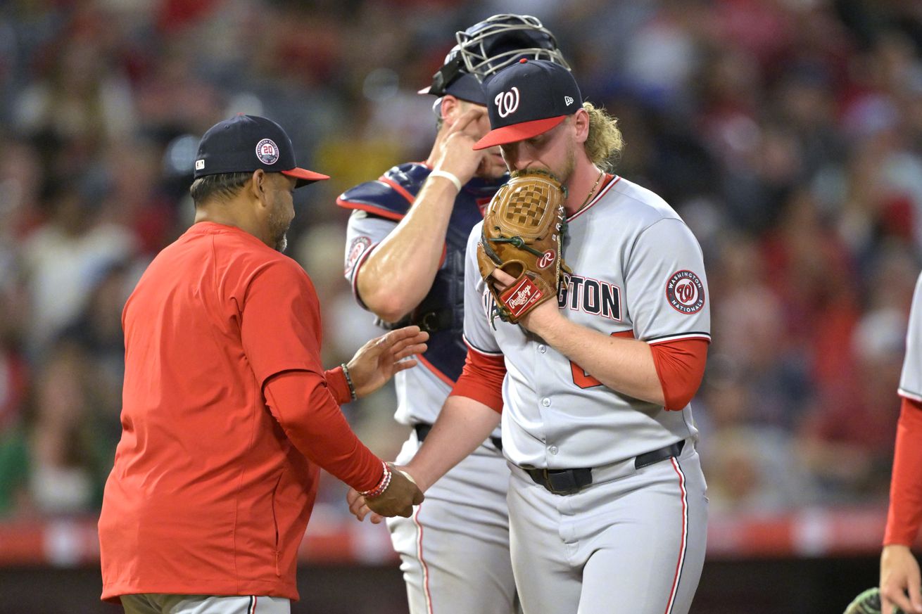 MLB: Washington Nationals at Los Angeles Angels