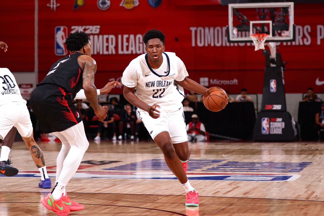 2025 NBA Summer League - Portland Trail Blazers v New Orleans Pelicans