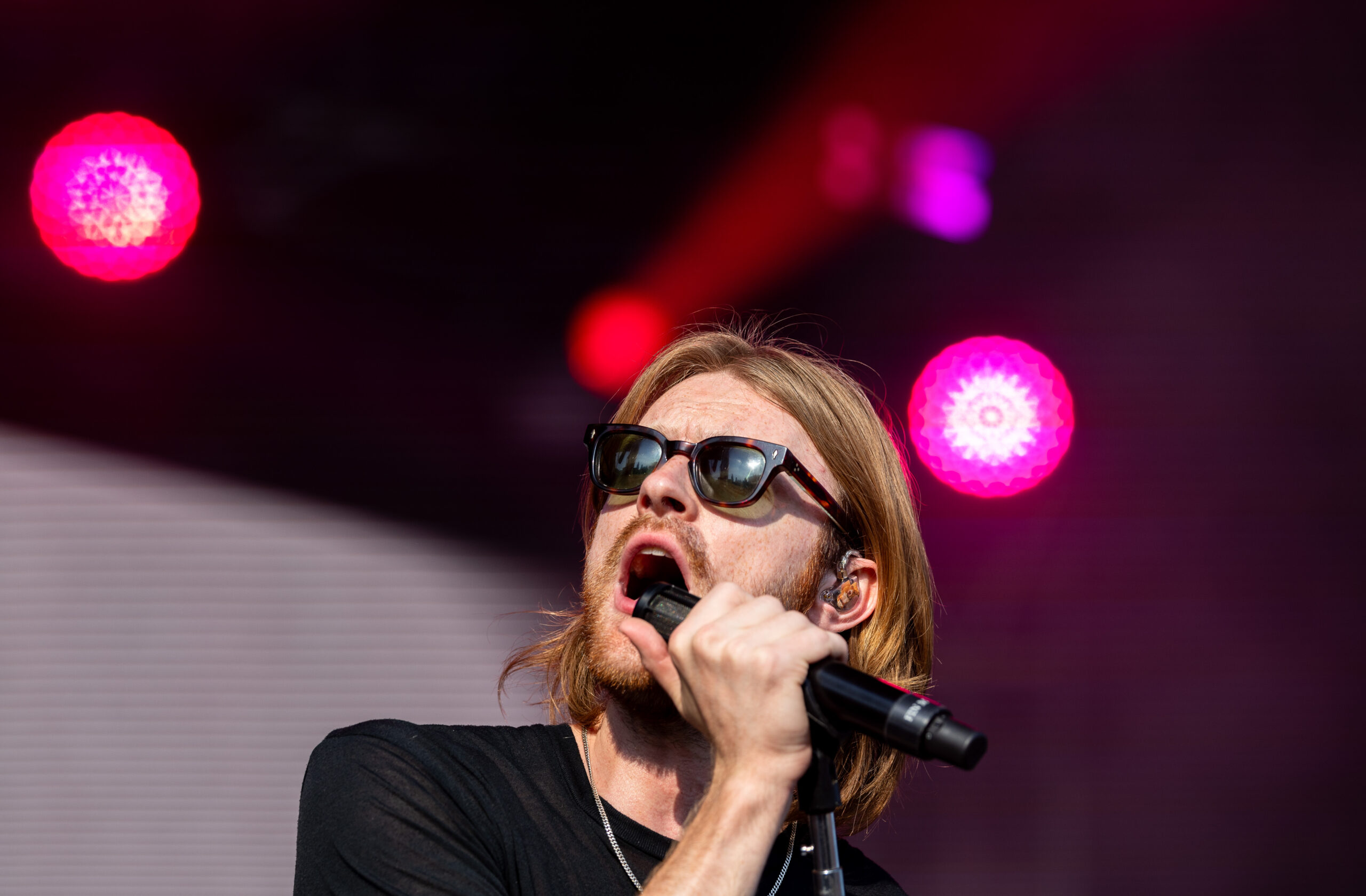 Finneas performs at the Lakeshore stage during Lollapalooza in Chicago’s...