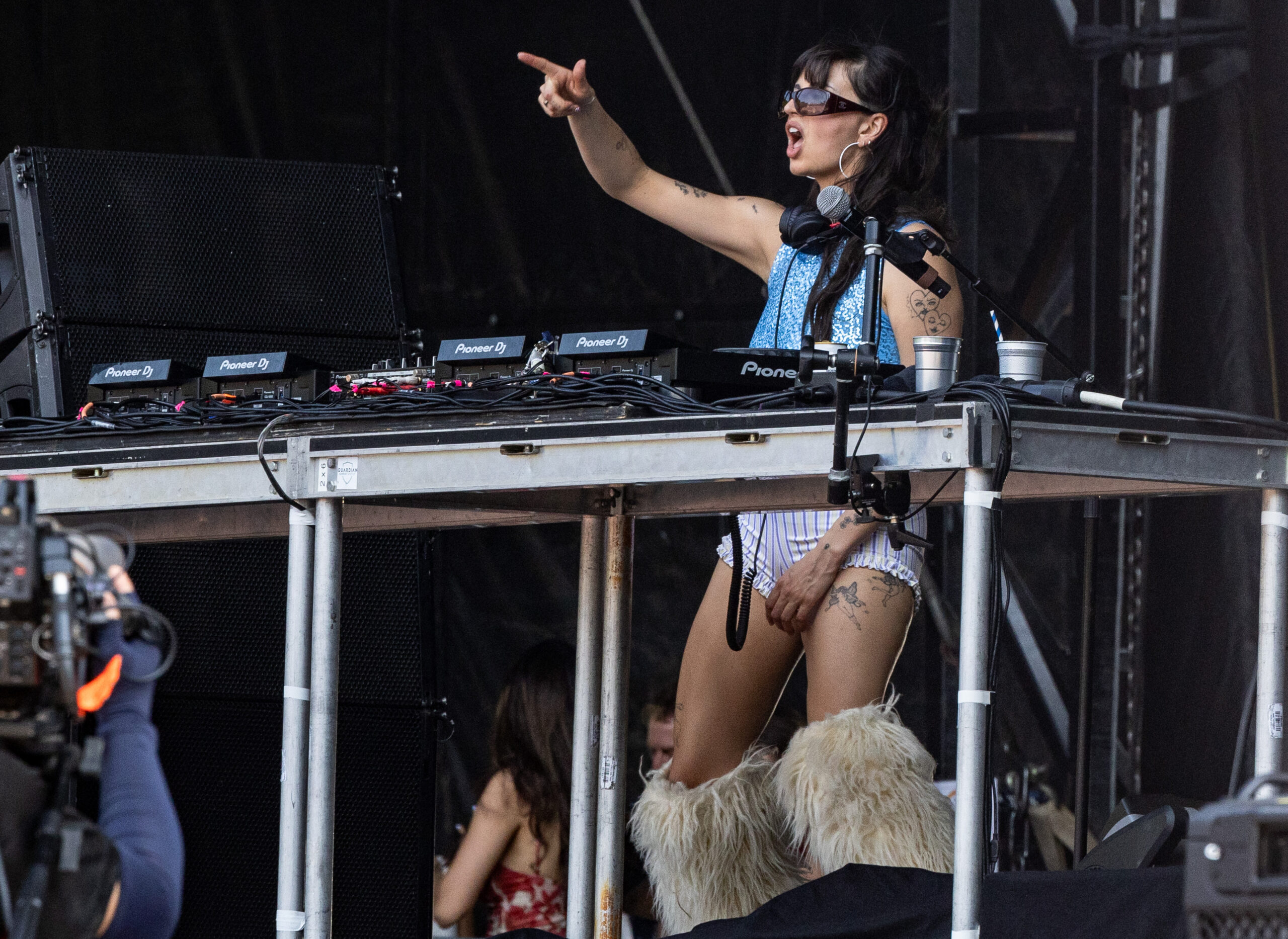 Rebecca Black performs at Perry’s stage during Lollapalooza in Chicago’s...