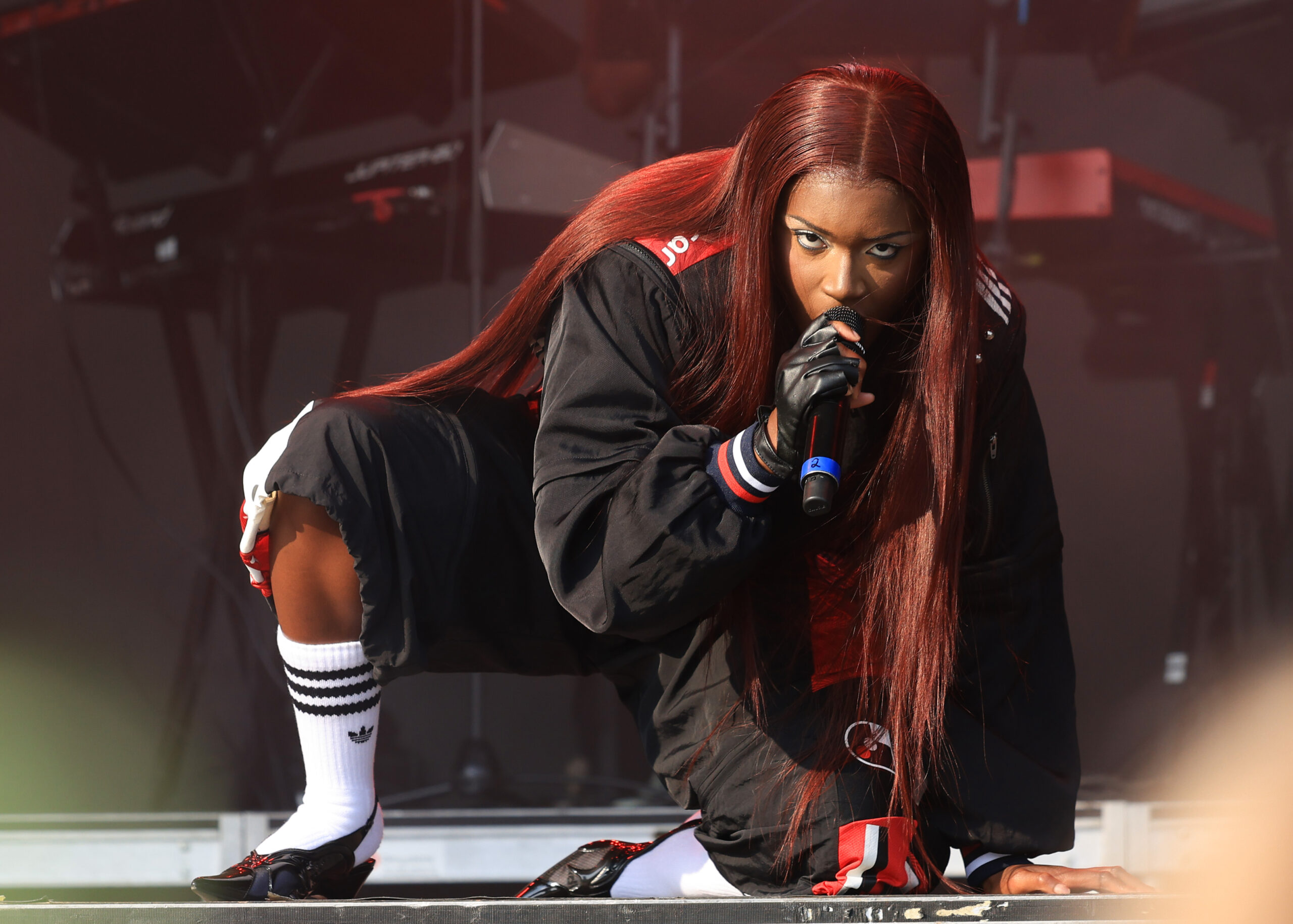 Amaarae performs at Lollapalooza, Aug. 1, 2025, in Chicago. (John...
