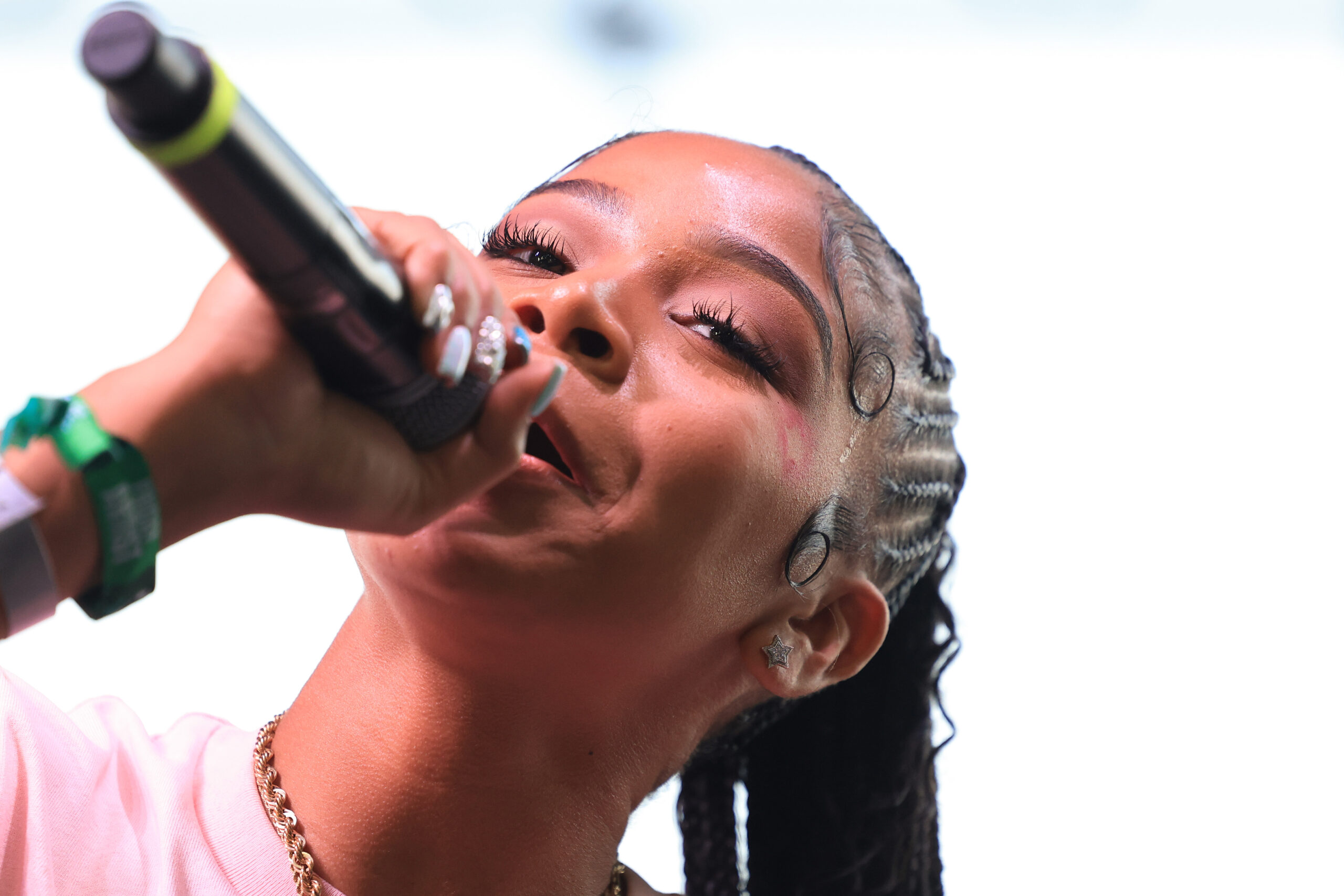 Star Bandz performs at Lollapalooza, Aug. 1, 2025, in Chicago....
