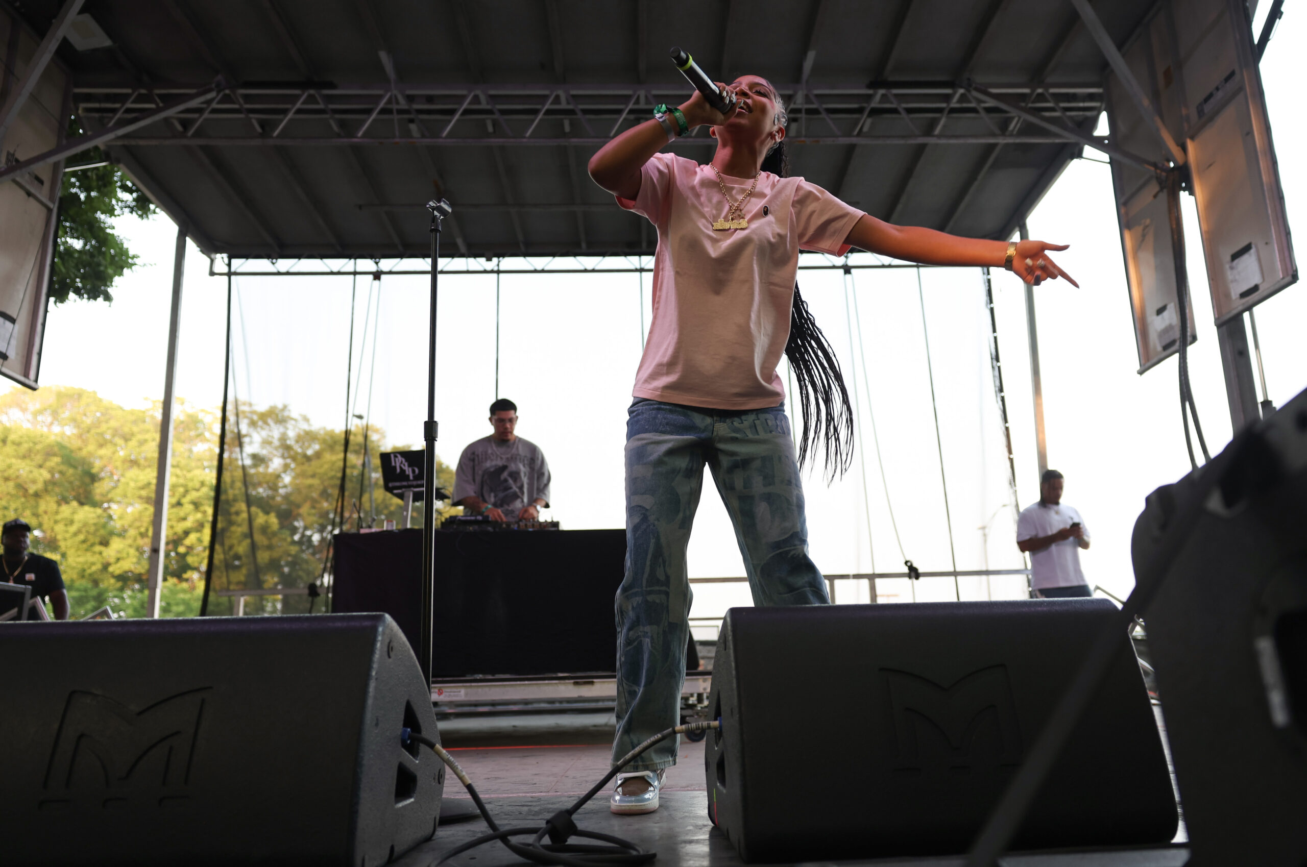 Star Bandz performs at Lollapalooza Friday, Aug. 1, 2025, in...