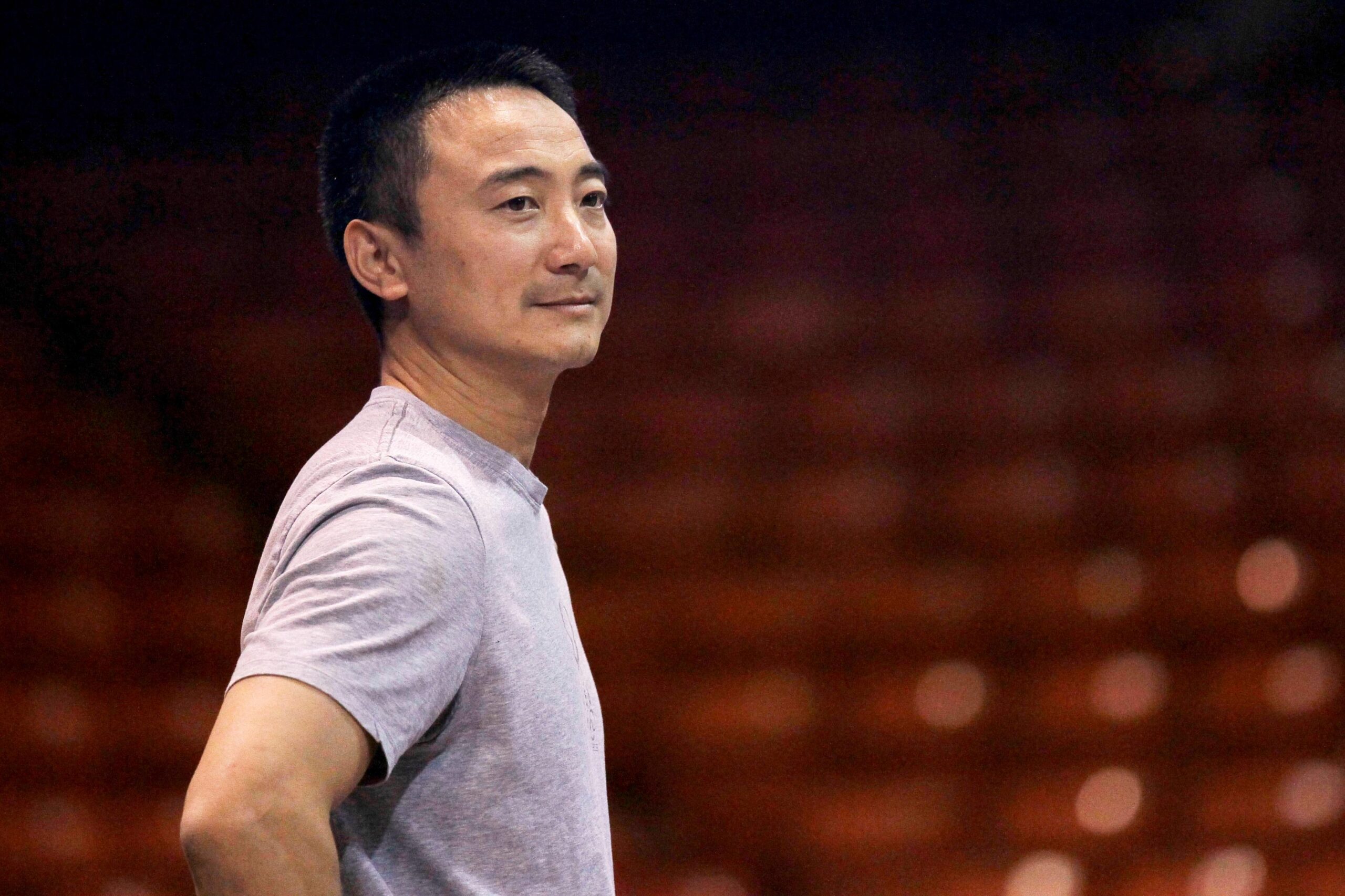FILE – Gymnastics coach Liang “Chow” Qiao is seen during...