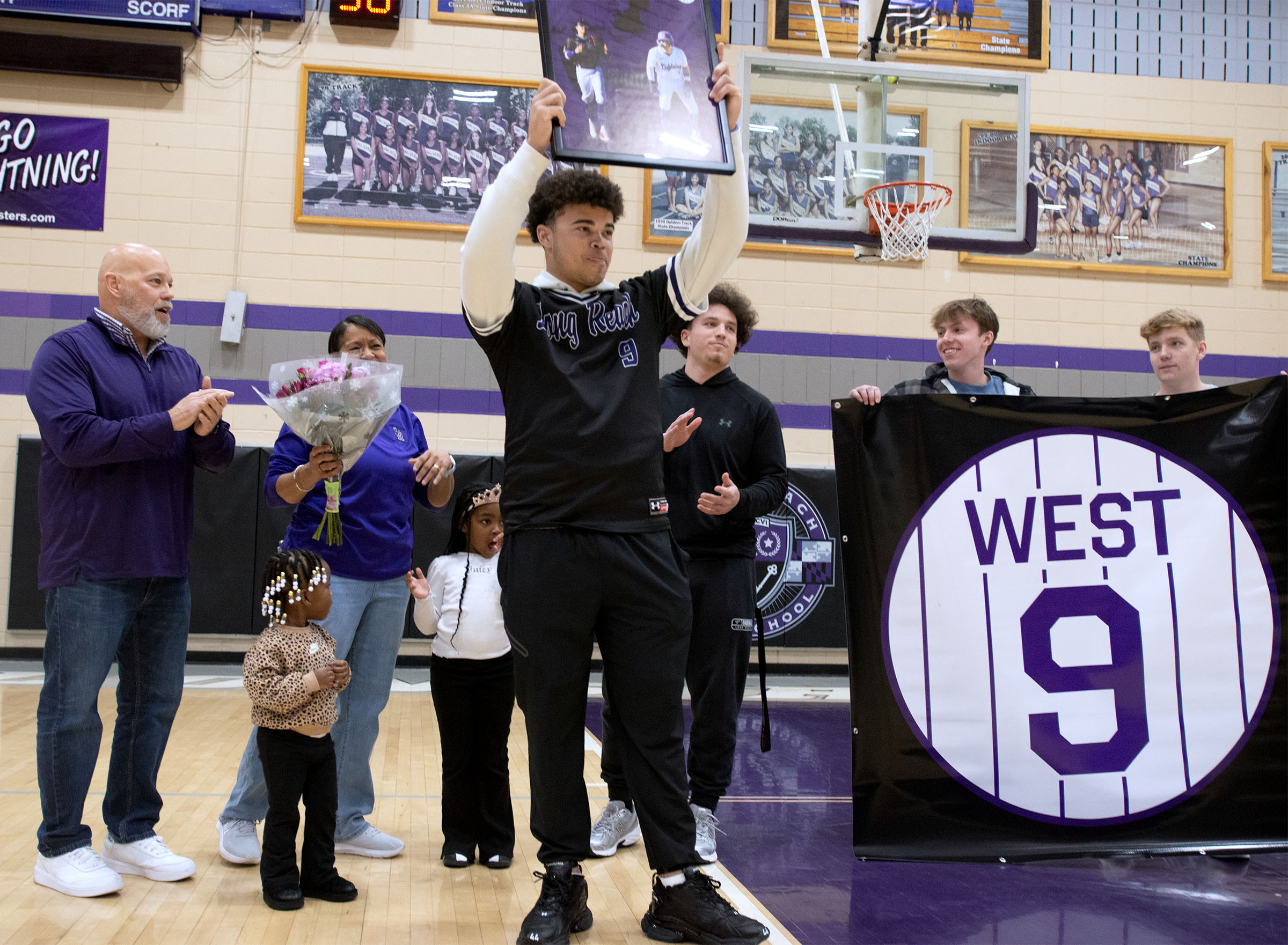 Dec. 22, 2025- Former Long Reach baseball player Aidan West...