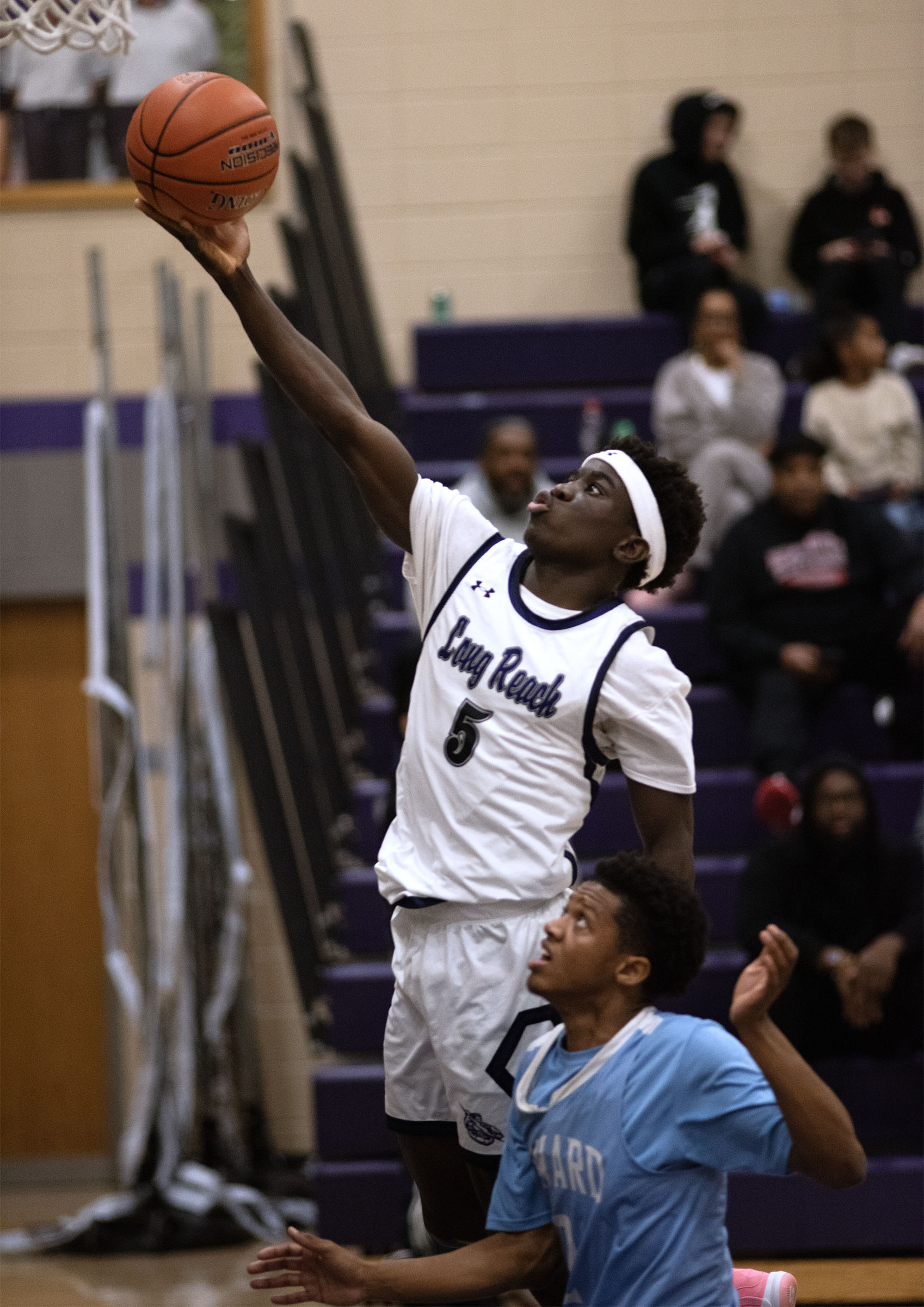 Dec. 22, 2025- Long Reach's Alli Sheriff puts up a...