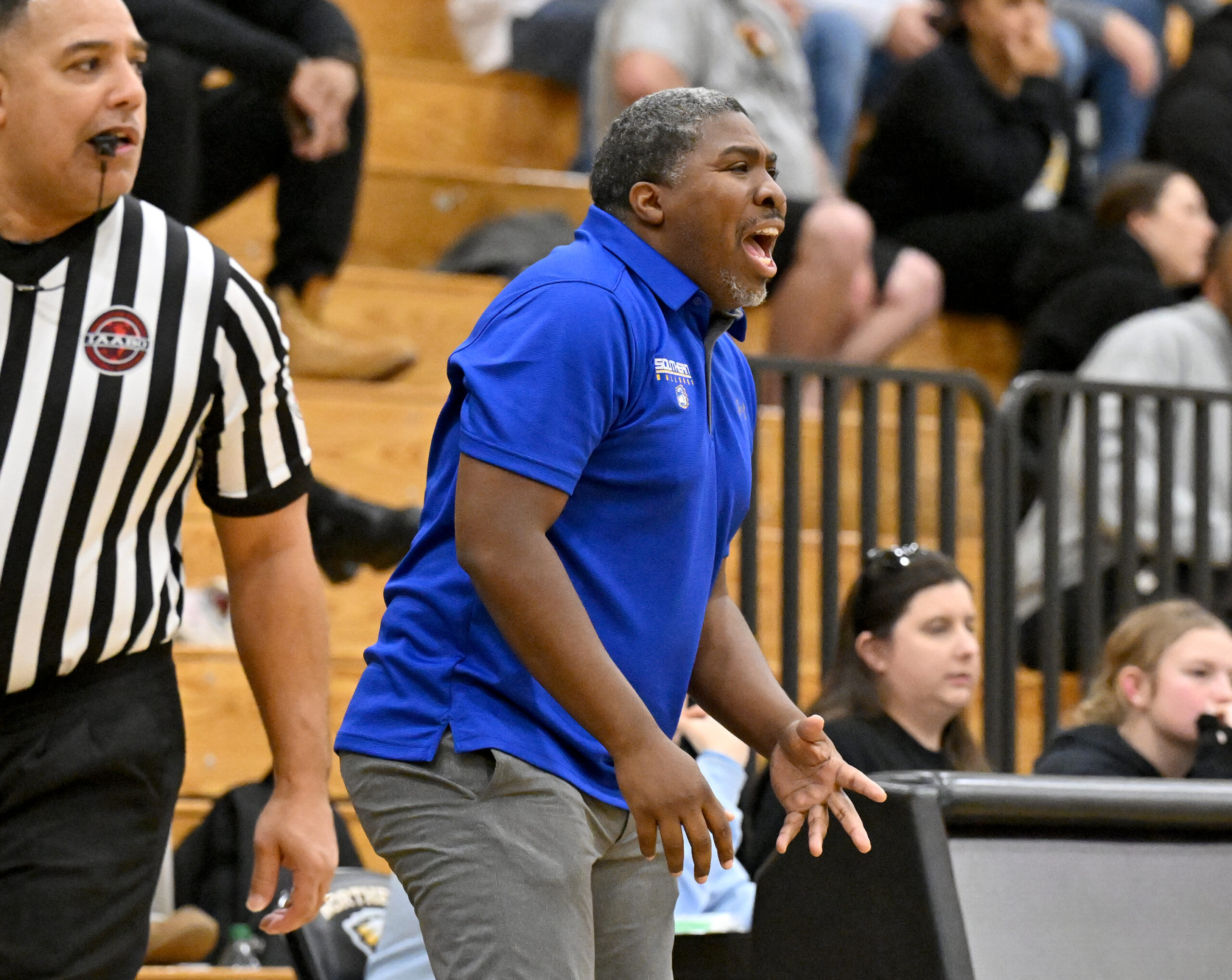 Jan. 06, 2026 Southern coach Will Maynard in the second...