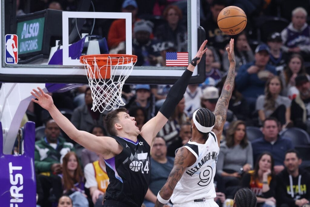 Utah Jazz center Walker Kessler