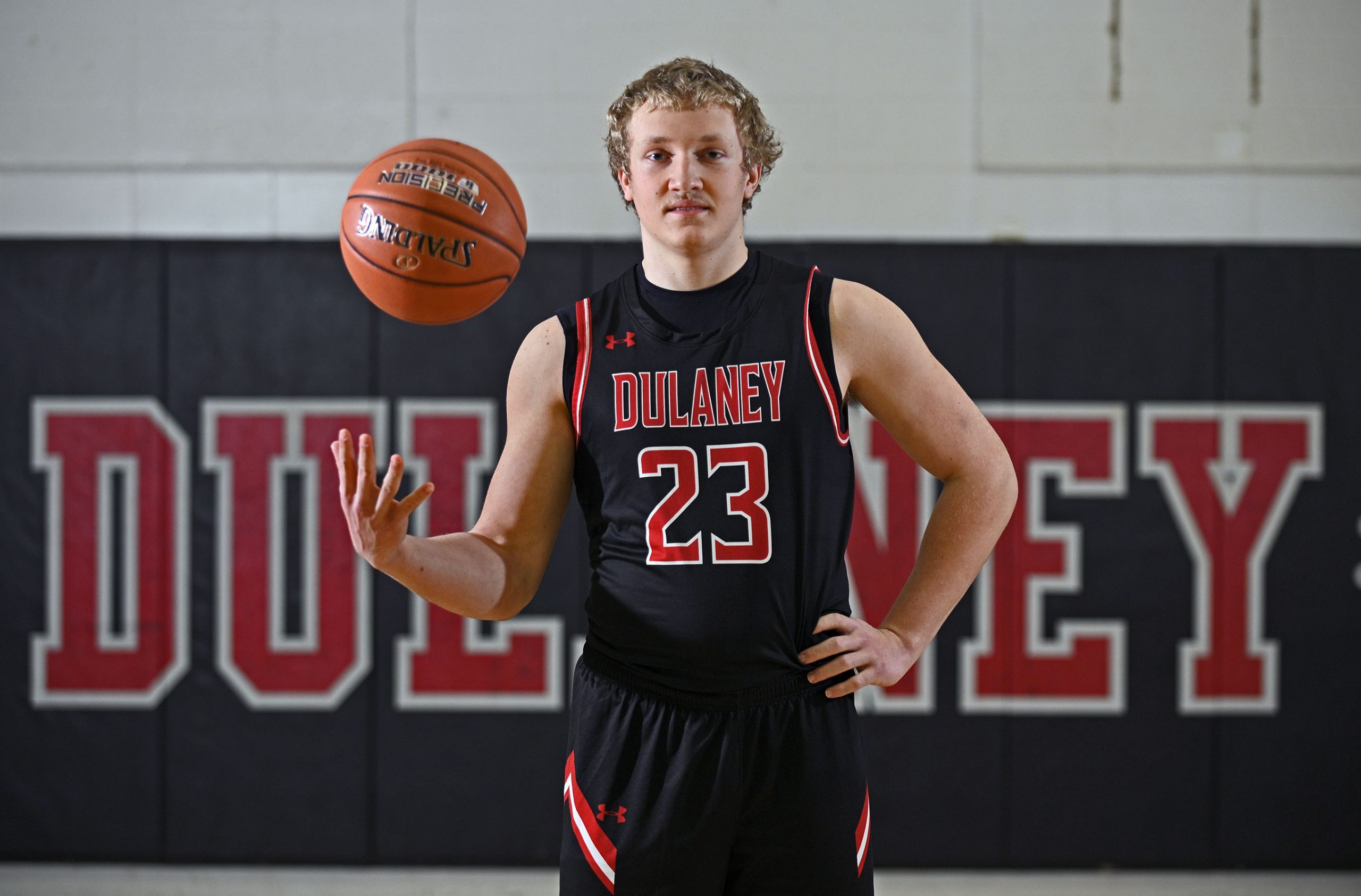 Dulaney High School senior center Drew Ranck. (Kenneth K. Lam/Staff)