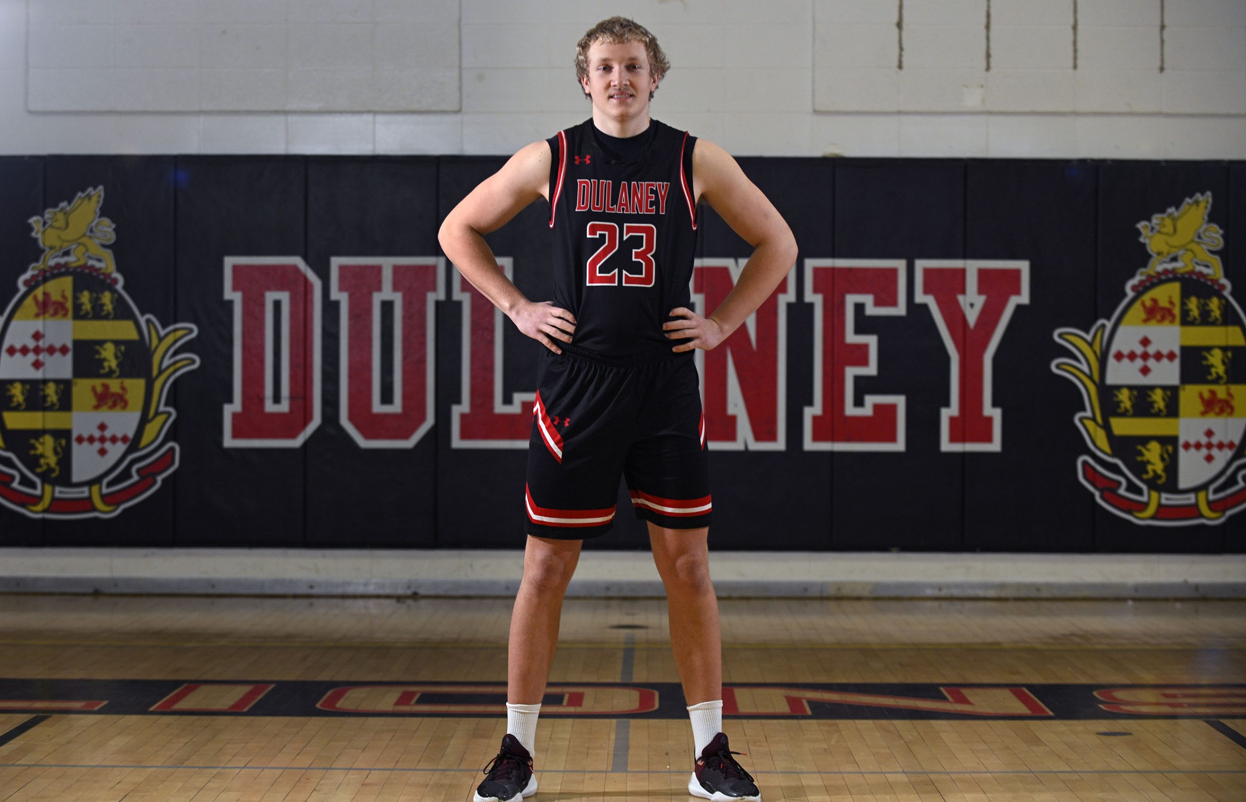 Dulaney High School senior center Drew Ranck. (Kenneth K. Lam/Staff)